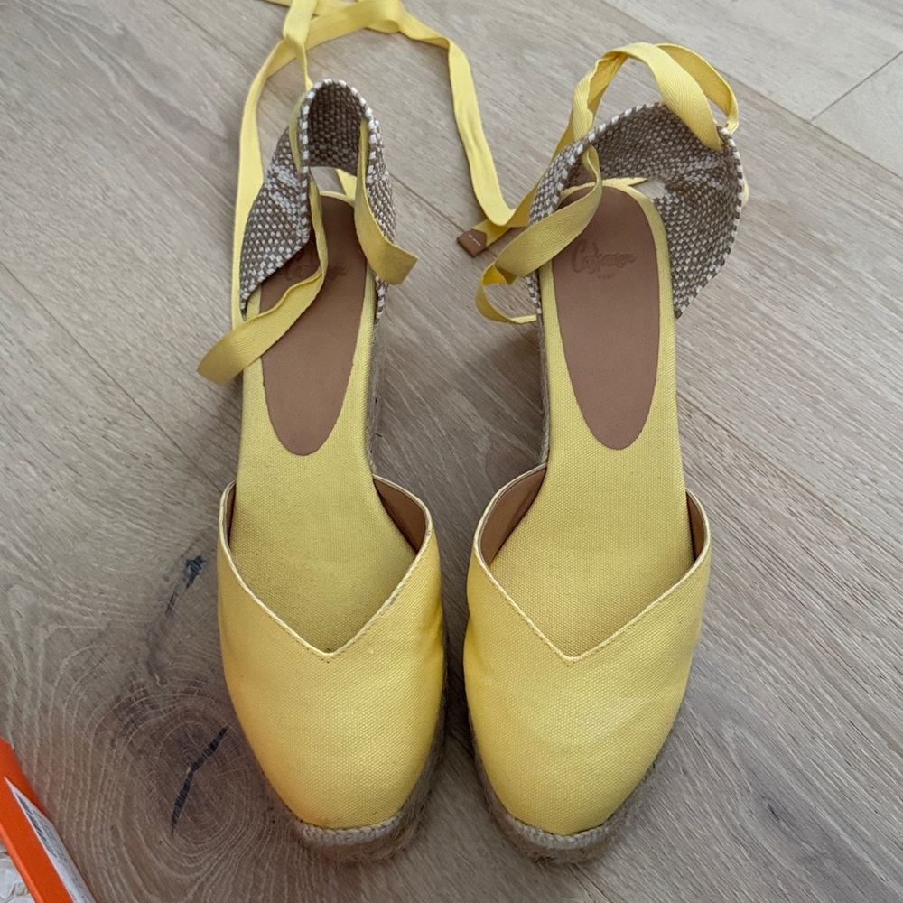 Castaner Amarillo Espadrille Wedges